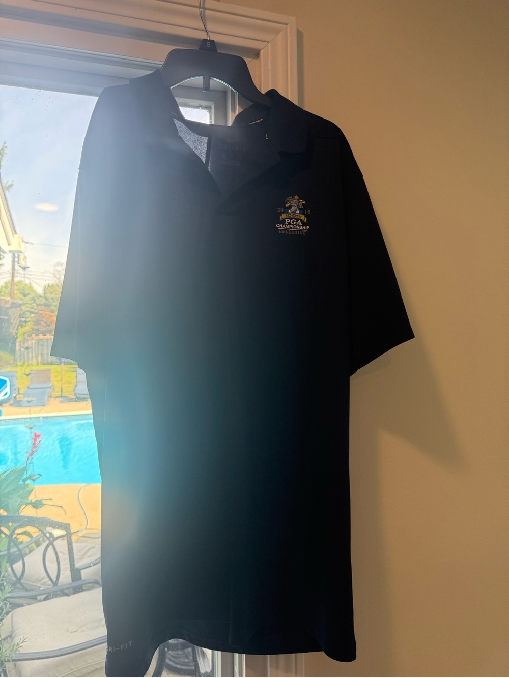 PGA Championship Men's Black Performance Polo